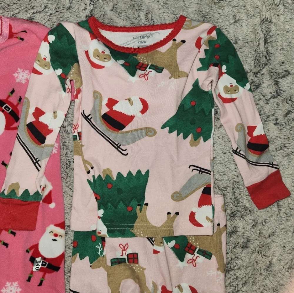 Christmas pajama bundle‎ 2T